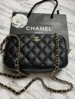 CHANEL キルティングチェーン ショルダーバッグミニ