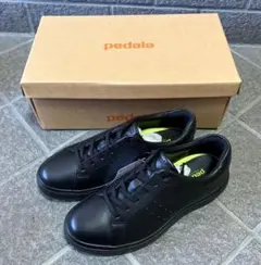 【新品】pedala ペダラ ライトX　ブラック スニーカー 24.0cmのサムネイル