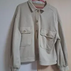 レイカズンスウェード調ブルゾン