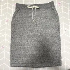 UNIQLO ユニクロ ボアスウェットスカート タイトスカート グレー S