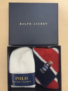 【新品】POLO RALPH LAUREN ポロベア ハンカチ 靴下ギフトセット