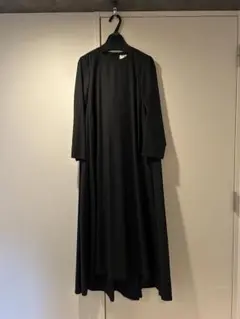 美品 Plage R'IAM IラインVネックワンピース 36 ブラック - メルカリ