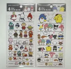4サイズステッカー　サンリオ　キャラクター　シール　カミオジャパン