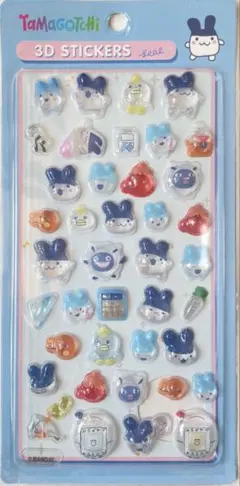 【新品】たまごっちボンボンドロップシール　 3Dシール みみっち