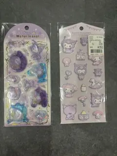 正規品　マシュマロステッカー　クロミ　マイメロ　ベビー　ウォーターインシール