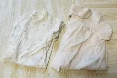 2way ロンパース　50-60 新生児〜2ヶ月　半袖　2点セット