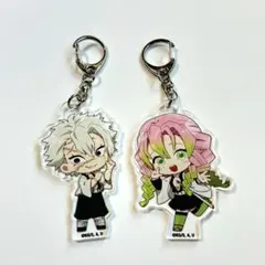 限定品★鬼滅の刃×ハートアップ★アクリルキーホルダー★不死川実弥★甘露寺蜜璃