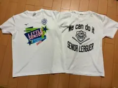 ミズノ　中学硬式野球　リトルシニア　記念Tシャツ　XL及びLサイズ　2枚組