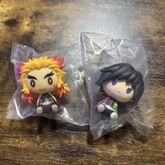 一番くじ 鬼滅の刃 ちょこのっこフィギュア 煉獄杏寿郎 冨岡義勇 ２点セット