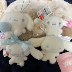 シナモロール　マスコット　4セット