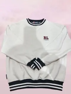 Ralph Lauren CHAPS ホワイト クルーネック トレーナー