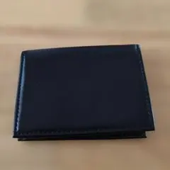 二つ折り　コインケース　ミニ財布　黒
