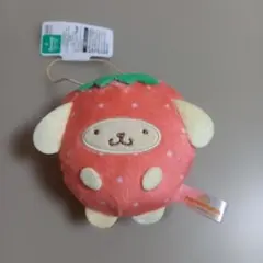 サンリオ　ポムポムプリン　フルーツきぐるみマスコット　いちご