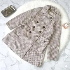 大きいサイズ❤️ジャンニロジュディチェ チェック柄 ライトコート 42 XL