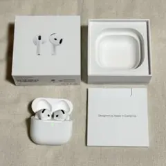 ☘️【美品】 Apple AirPods 第4世代 （ノイズキャンセリングなし）