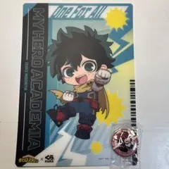 ヒロアカ くら寿司 マルチシートと缶バッチ