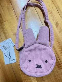 miffy ミッフィー コーデュロイ ポシェット ピンクのサムネイル