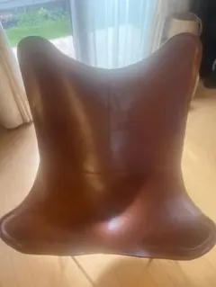BKFバタフライチェア レザー ブラウン　cuero