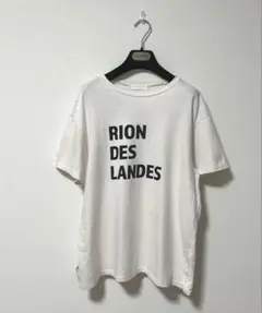 RIVE DROITE ロゴプリント 半袖Tシャツ