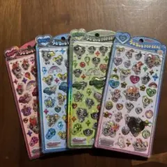 パワーパフガールズ　うるちゅるポップシール　４枚セット　パワパフ　４種コンプ