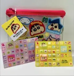 「クレヨンしんちゃん」タイルシール＋ポーチ