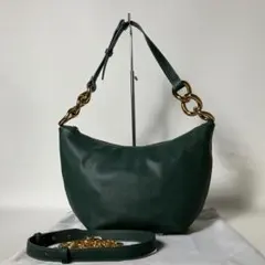 2511-280｜極美品｜チャールズアンドキース 2WAYバッグ グリーンのサムネイル