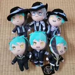 アズール、ジェイド、フロイドぬい6体セット(中)