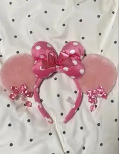 さ*こ様 ディズニー 水玉リボンカチューシャ