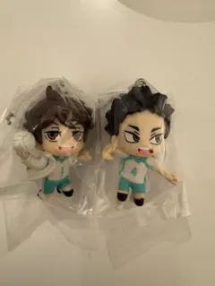 ハイキュー‼︎ でふぉフィグ　キーホルダー　青葉城西　及川徹　岩泉一