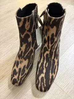 H&M レオパード　ブーツ