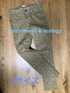 earth スキニーパンツ 花柄