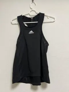 adidas ブラック タンクトップ Sサイズ