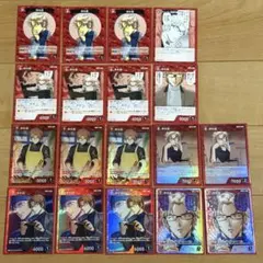 名探偵コナンカード 赤黄バニラ 赤井秀一&安室透 MR ジョディ SR 羽田