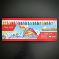 【新品 未使用】Caran d&#39;Ache　カランダッシュ　クレヨン　84色 CARAN d'ACHE カランダッシュ ネオカラー2 84色木箱セット 7500
