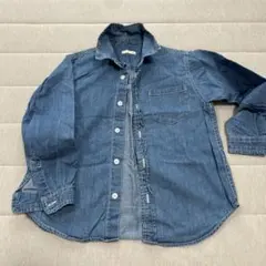 キッズ　GU デニムシャツ　120