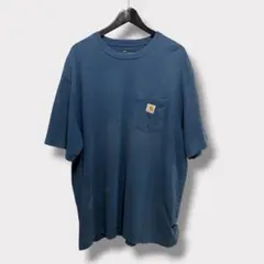 Carhartt カーハート ポケットTシャツ ネイビー 16年製 フェードのサムネイル