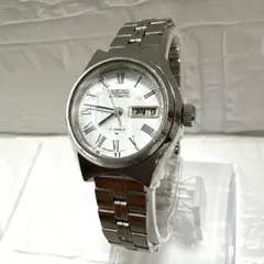 SEIKO セイコー 自動巻 17石 デイデイト シルバー レディース 腕時計