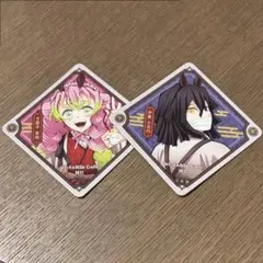 鬼滅の刃　干支　午年　2026 コースター伊黒小芭内　甘露寺蜜璃