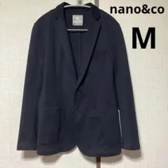 値下げ¥3222→¥2555 nano&co テーラードジャケット　ネイビー　M