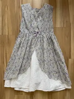 la poche biscuit ノースリーブ 花柄 140cmのサムネイル