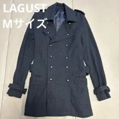 Mサイズ　LAGUST コート　ダークグレー　チェスターコート