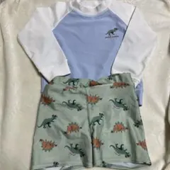 ベビー水着　セットアップ　90cm 恐竜　petit main