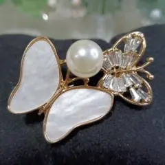 ダブルバタフライブローチ　　135