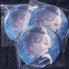 《人気》プロセカ プロジェクトセカイ グリッター缶バッジ 日野森志歩