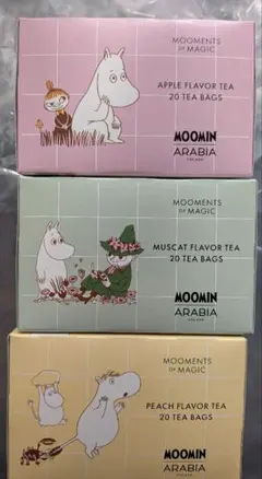 ムーミン 紅茶 （ フレーバーティー） 3種セット（ARABIA アラビア）のサムネイル