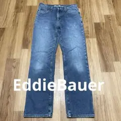 【裏地チェック】エディー・バウアー デニムパンツ 29インチ ロールアップ映え