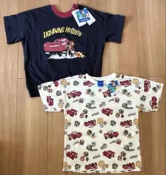 新品 PIXAR カーズ ライトニングマックィーン 半袖Tシャツ 120cm