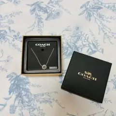 COACH / コーチ ゴールド クリスタル付き　ネックレス