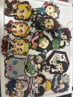 鬼滅の刃 ラバーチャーム 13個セット