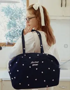 ALLISON BROWN ハート柄 トートバッグ ネイビー 2026年最新】allison brownの人気アイテム - メルカリ